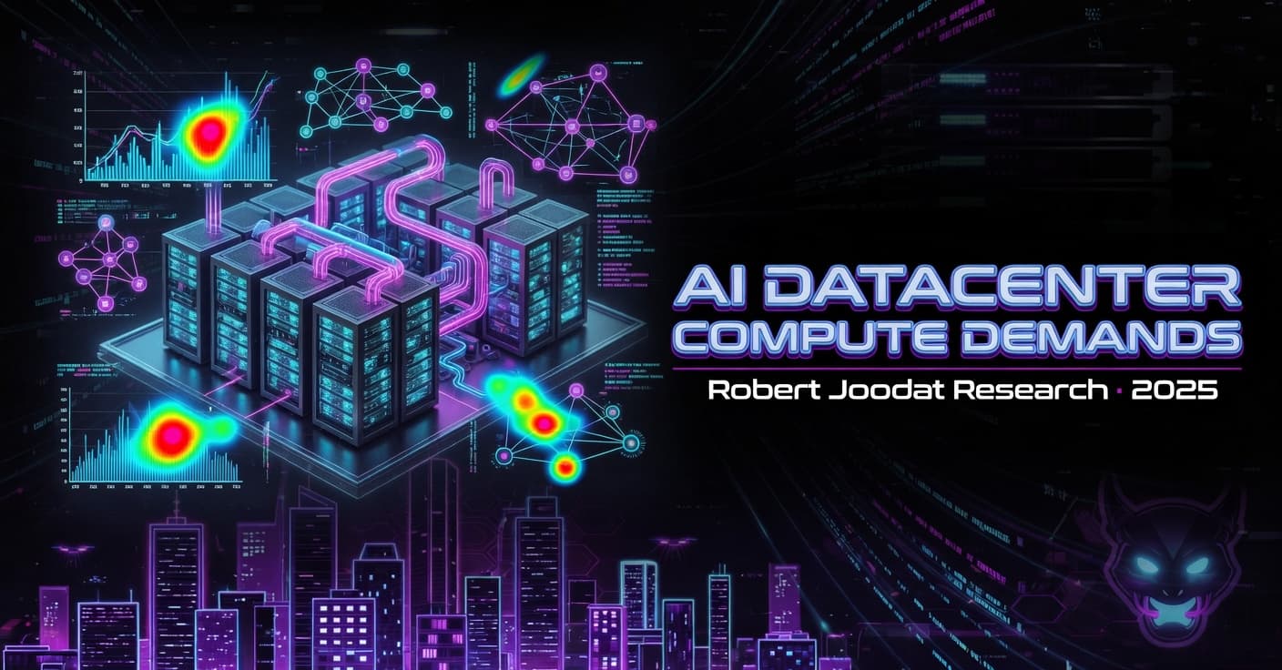 Datacenter Compute: AI's Growing Demands | Robert Joodat Research AI Datacenter Compute Demands research card — Robert Joodat analysis of AI infrastructure bottlenecks