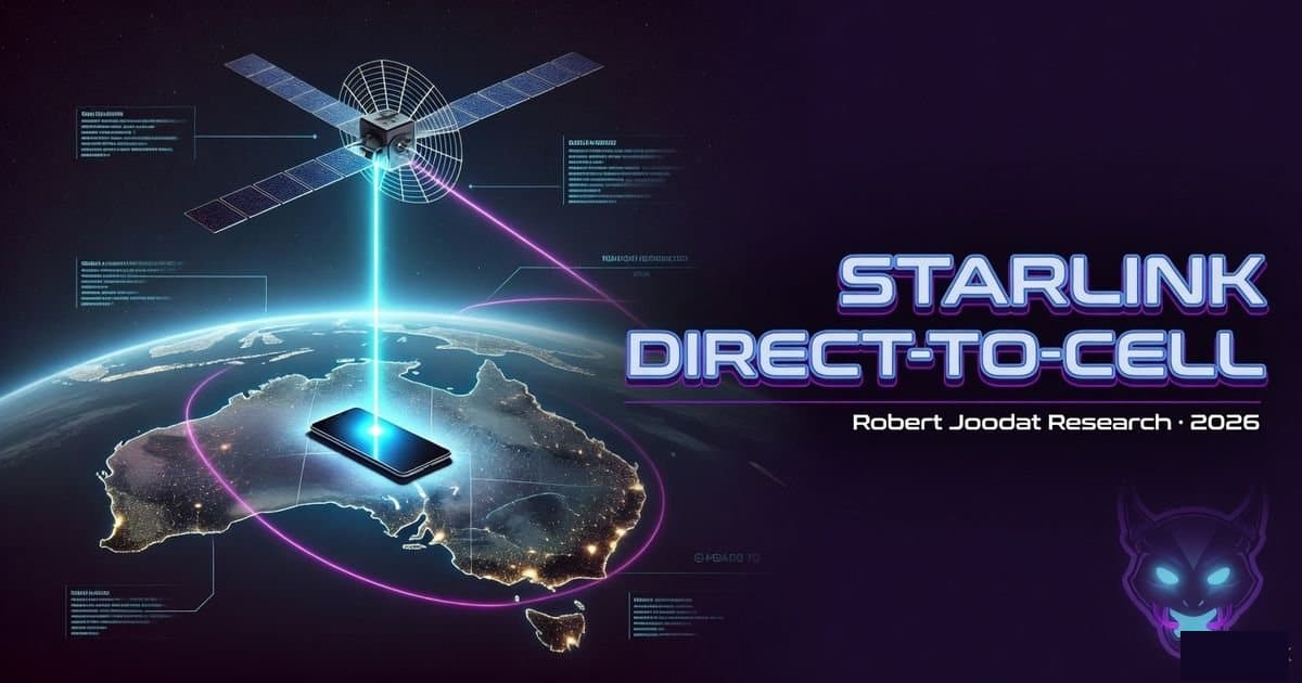 Starlink Direct-to-Cell | Robert Joodat Research Starlink Direct-to-Cell research card , Robert Joodat analysis of supplemental coverage from space